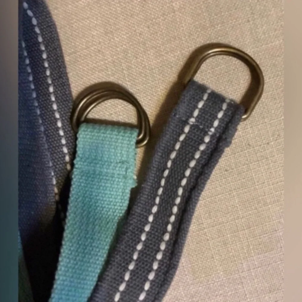 NWOT Set of 2 Canvas Belts in Green and Gray Urban Pipeline Size 12